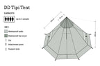 DD Hammocks Tipi Tent