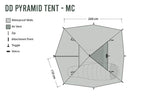 DD Hammocks Pyramid Tent - Multicamo