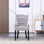 LUX Velvet Dining Chair (with armrests)