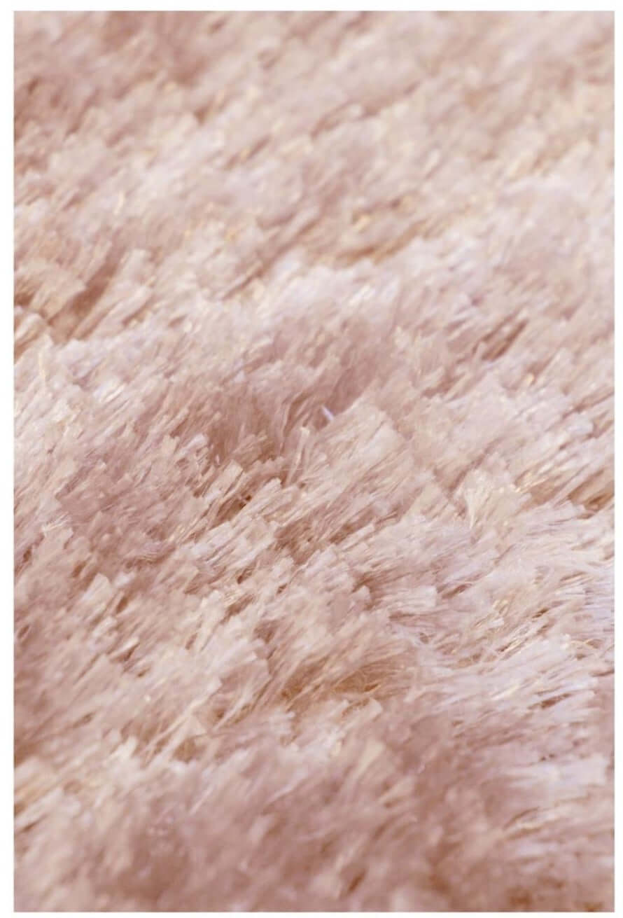 Shimmer Pink Supersoft Shaggy Rug