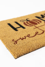 Home Sweet Home Autumn Coir Door Mat Seasonal Welcome Rug