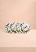 Chelsea Bird Side/Pudding Plates - Set of 4
