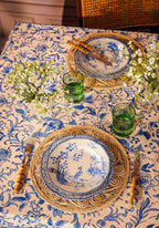 Virginia Blue and White Dessert Plates - Set of 4