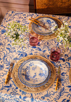 Virginia Blue and White Dessert Plates - Set of 4