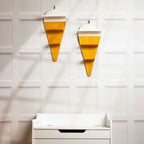 Floating Ice Cream Wall Shelves Set of 2 – Novelty Dessert Display Shelves