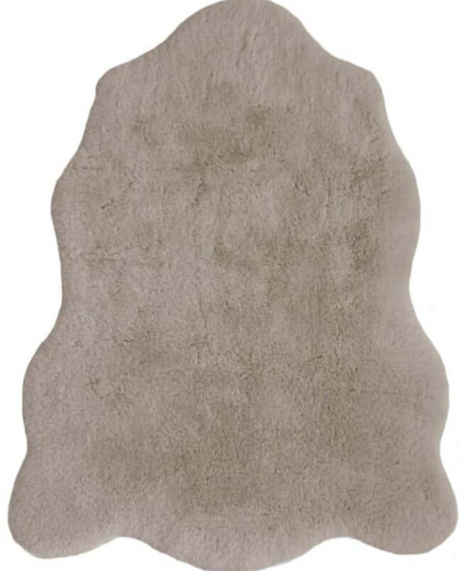 Luxury Natural Faux Fur Rug 70X90 cm