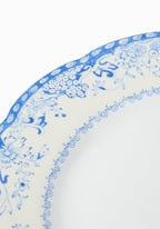 Virginia Blue and White Dinner Plates - Set of 4