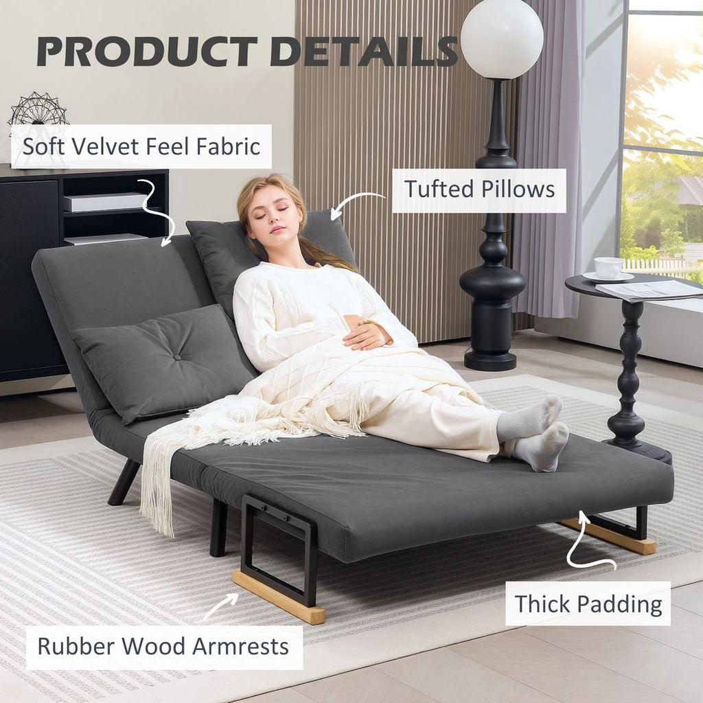 Click Clack 2 Seater Sofa Bed for Living Room, Guest Room
