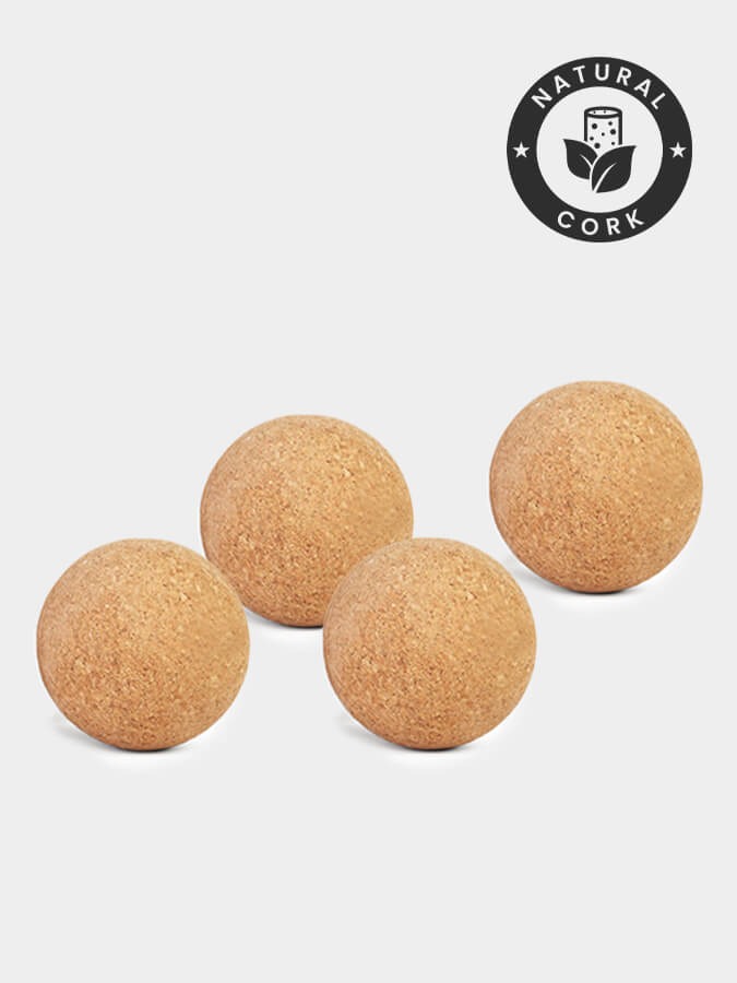 Yoga Studio Cork Unbranded Massage Balls - Four Pack 5cm