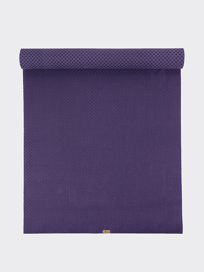 ecoYoga Travel Jute Yoga Mat - 2mm Lavender