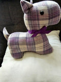 Scottie Dog Tartan Door Stop