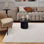 Carmel Cream-Beige Dots Rug