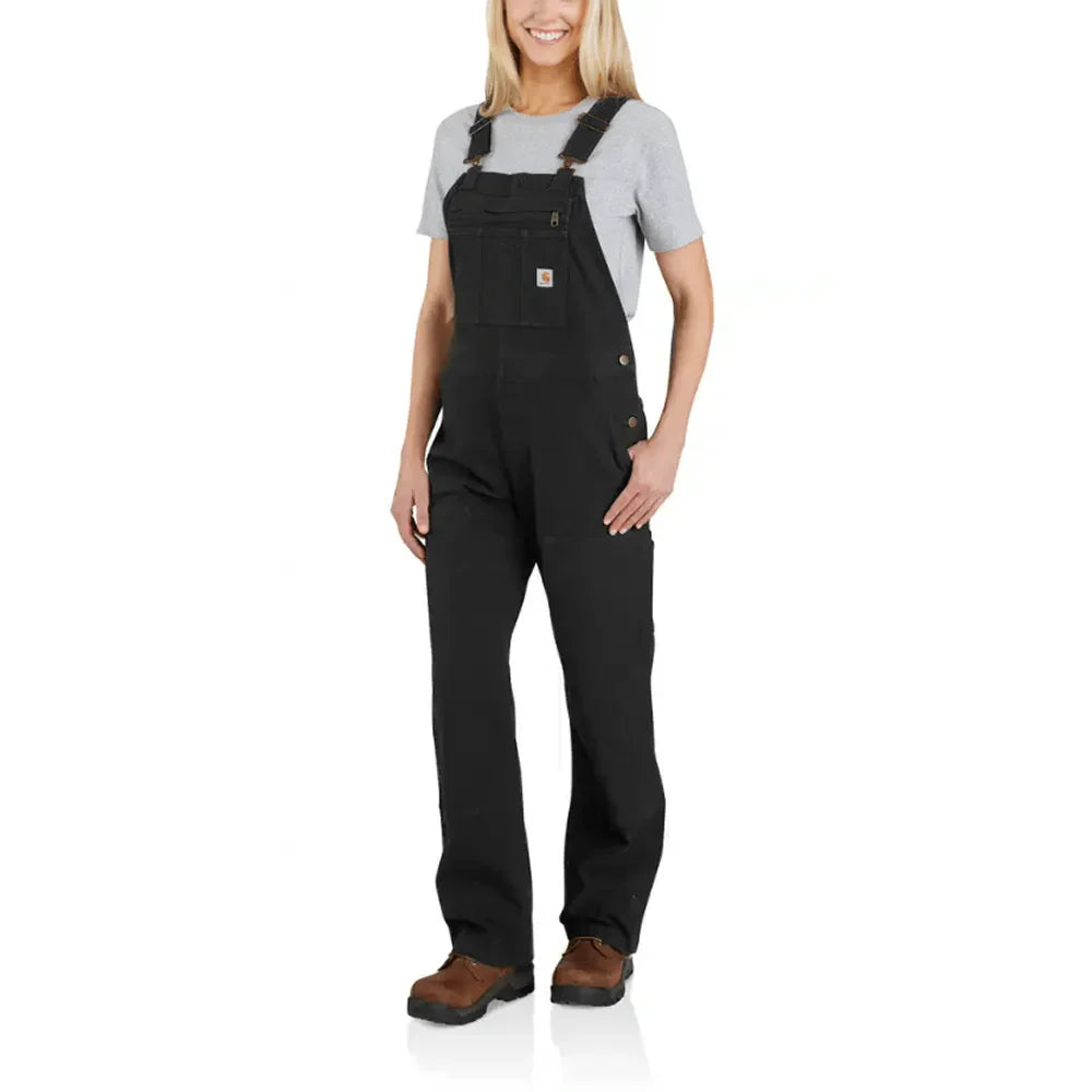 Carhartt 102438 Women's Rugged Flex Loose Fit Canvas Bib Overall