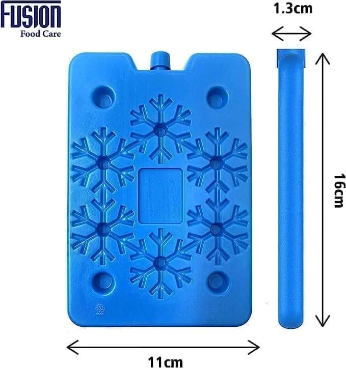 Reusable Ice Packs for Cool Box - Four Pack Freezer Blocks 25x14cm