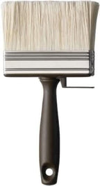 Shed and Fence Flat Paint Brush - Garden Wall Paint Decking Brush with Timber Wood Block