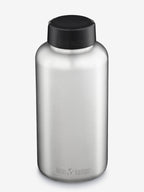 Klean Kanteen Wide Bottle 64oz (1900ml) With Loop Cap Brushed Stainless