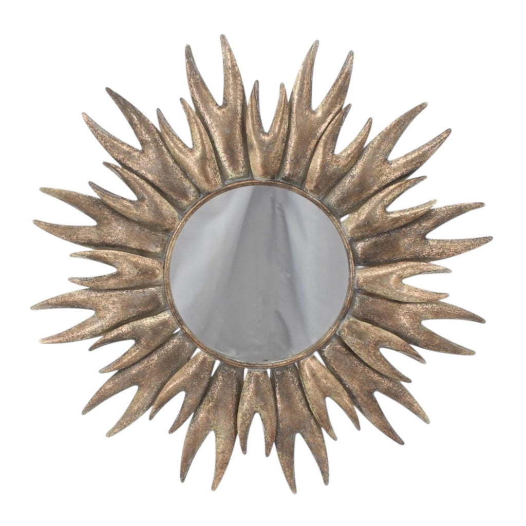 86cm Round Metal Mirror