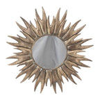 86cm Round Metal Mirror