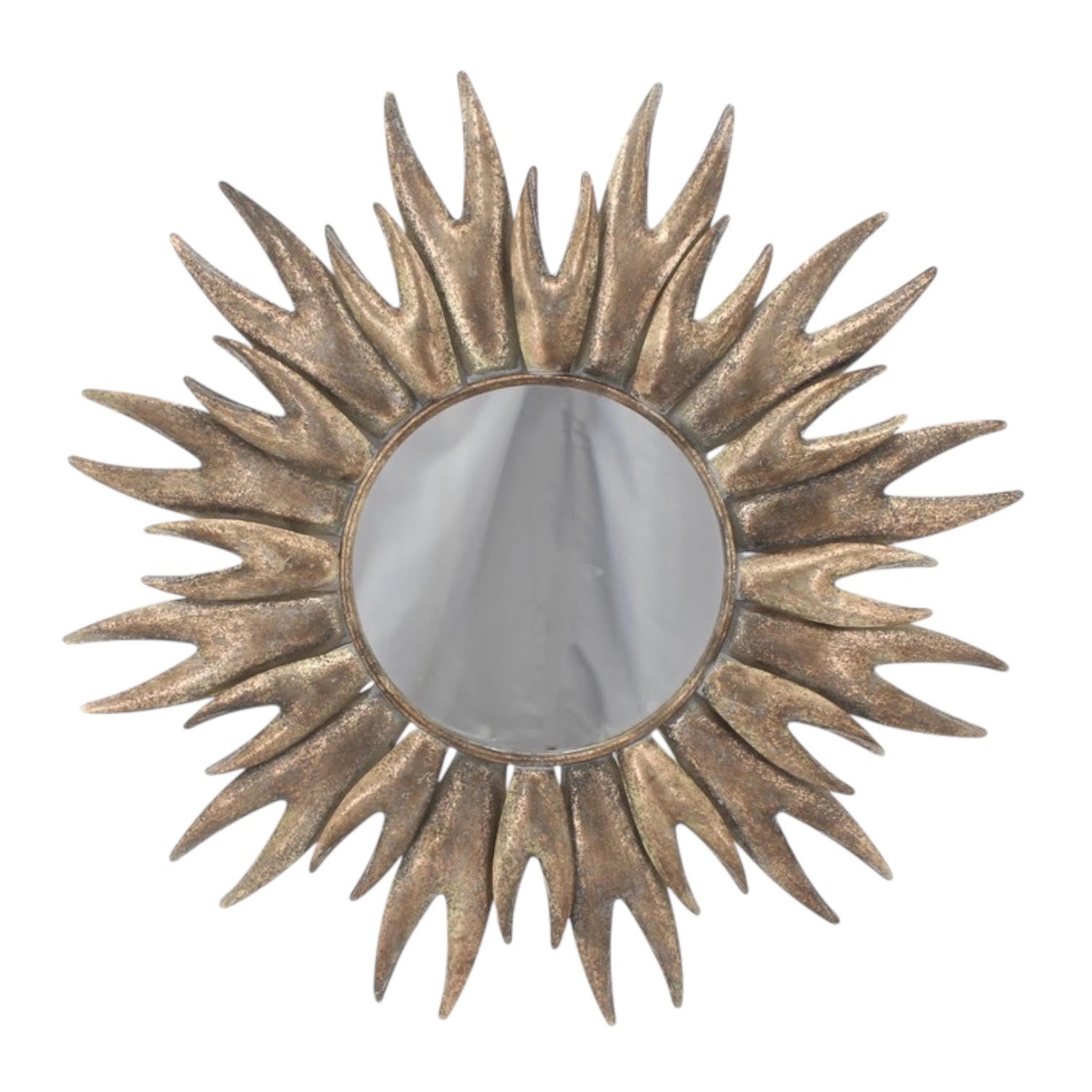86cm Round Metal Mirror