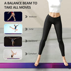 7.7ft Folding Gymnastics Balance Beam with Anti-Slip Base