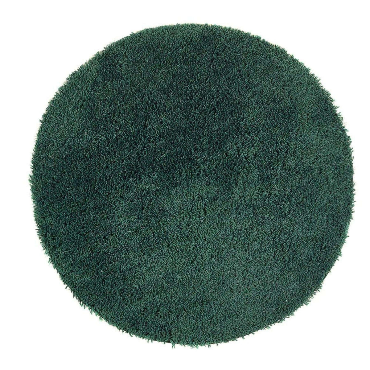 Chicago Forest Green Shaggy Rug Ø 133 cm
