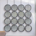 118 x 118cm Silver Frame Mirror