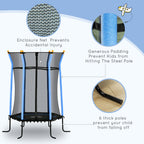 5.4FT Kids Trampoline with Enclosure Indoor Outdoor
