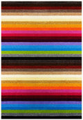 Linea Rainbow Striped Washable Rugs & Runners