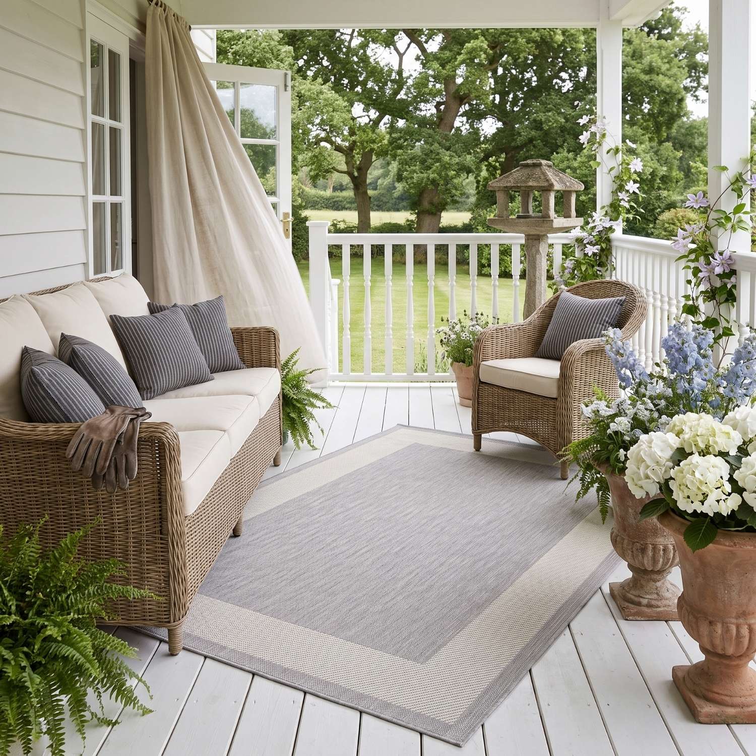 Ecology Outdoor Rug Grey