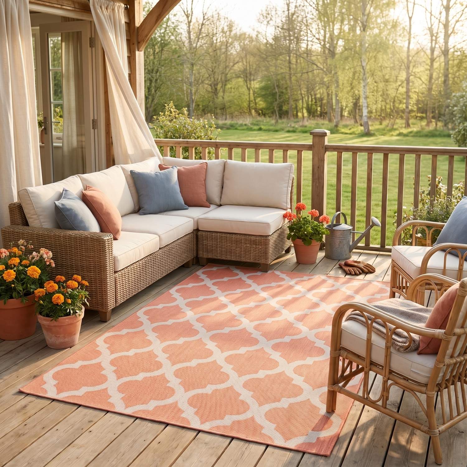 Ecology Outdoor Rug Orange