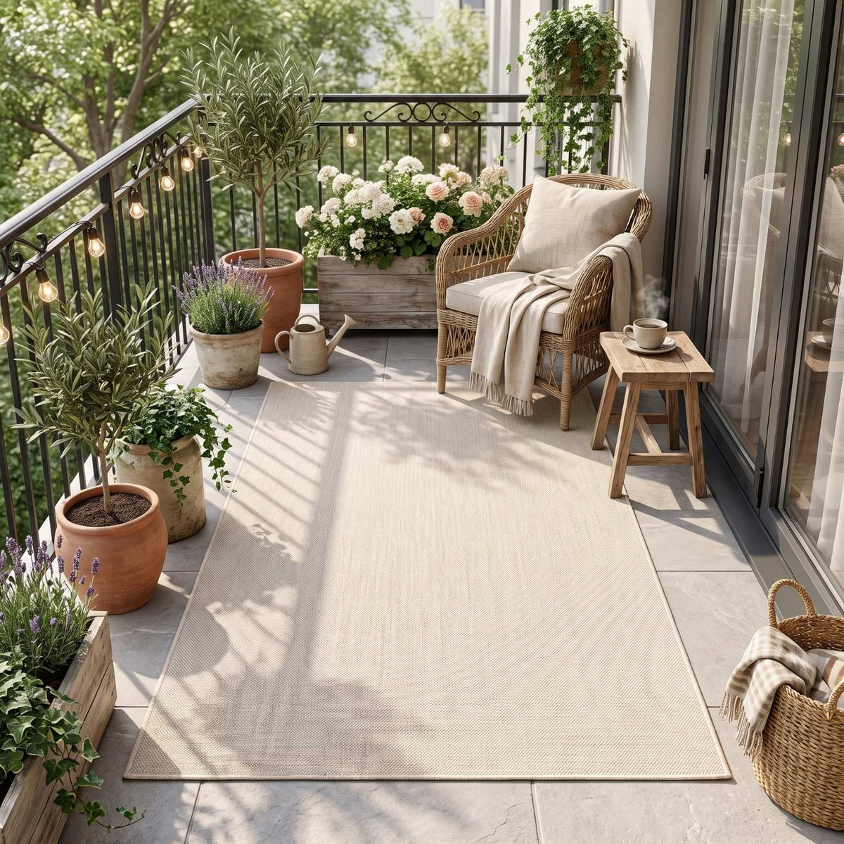 Ecology Outdoor Rug Cream