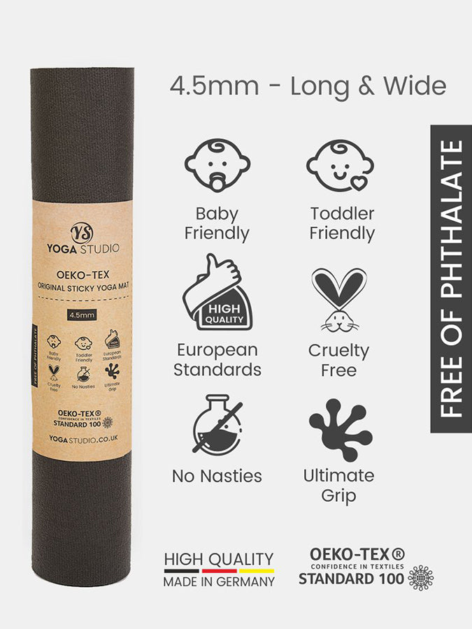 Oeko-Tex Long & Wide Yoga Mat 4.5mm