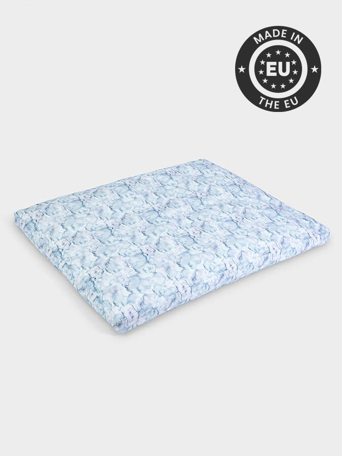 Yoga Studio European Organic Zabuton Meditation Cushion - Abstract Collection Watercolour Clouds
