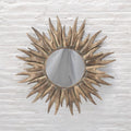 86cm Round Metal Mirror