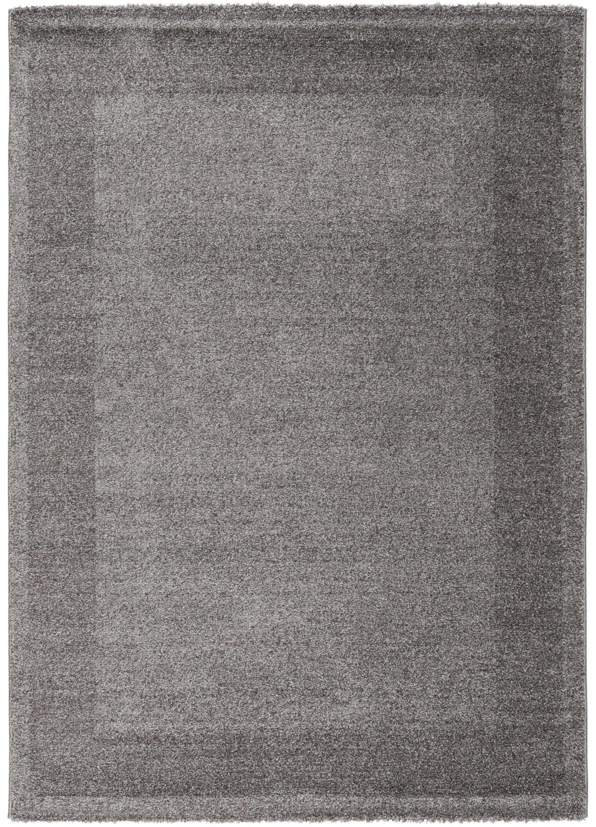 Modern Grey Geometric Border Rug 200X290 cm