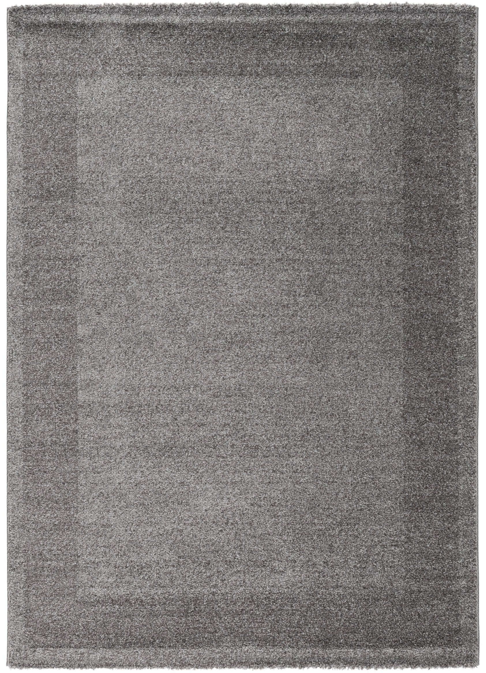 Modern Grey Geometric Border Rug 200X290 cm