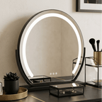 Vanity Face LED Mirror Black