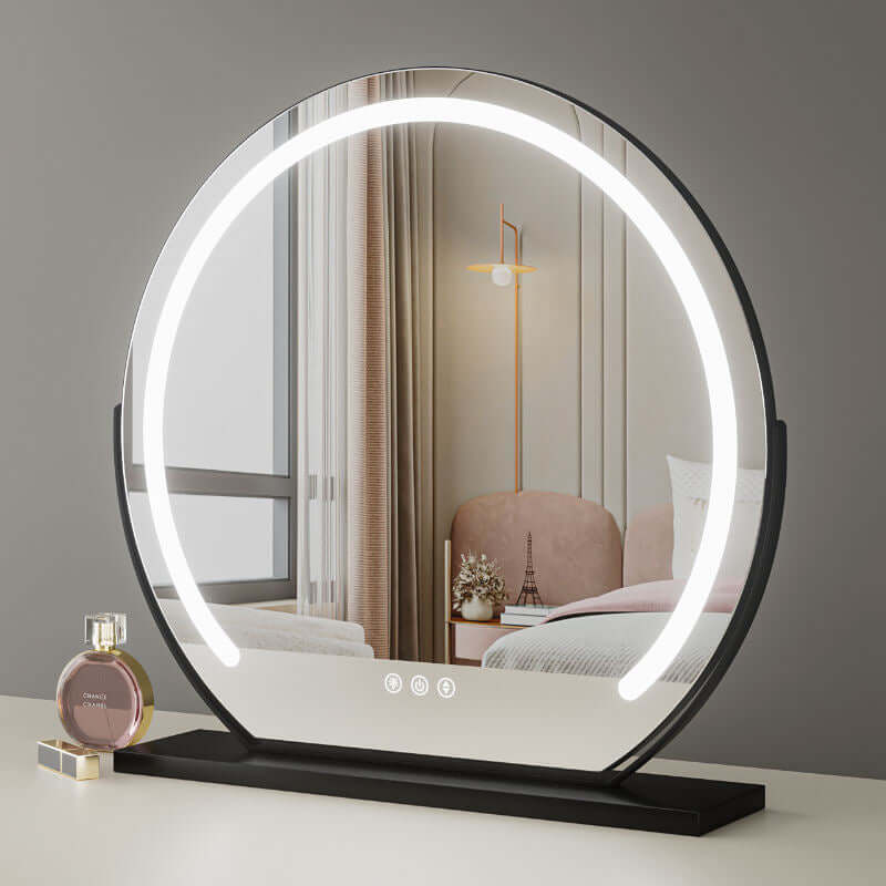 Vanity Face LED Mirror Black