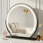 Vanity Face LED Mirror Black