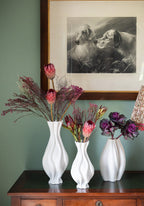 Emilie White Ceramic Vase