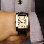 Emporio Armani AR0154 Classic Men's Rectangular Beige Watch