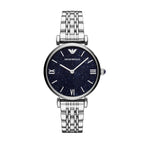 Emporio Armani AR11091 Gianni T-Bar Silver Watch