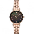 Emporio Armani AR11145 Gianni T-Bar Women's Rose Gold Watch