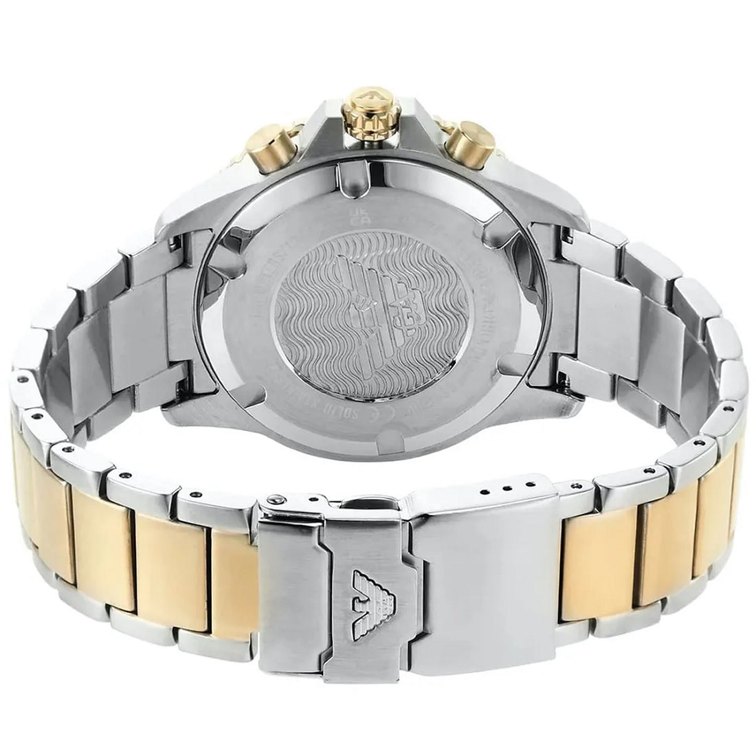 Emporio Armani AR11362 Diver Men's Two-Tone Gold Watch