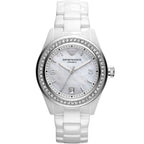 Emporio Armani AR1426 Ceramica Women's White Watch