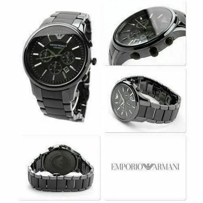 Emporio Armani AR1451 Ceramica Men's Black Ceramic Watch