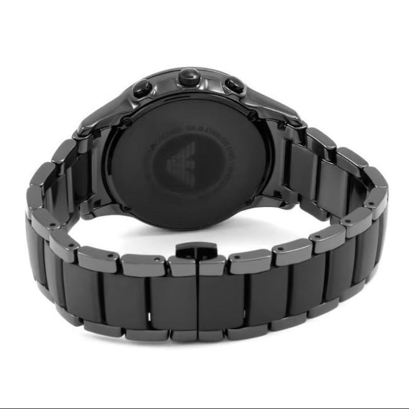 Emporio Armani AR1452 Ceramica Men's 43mm Black Ceramic Watch