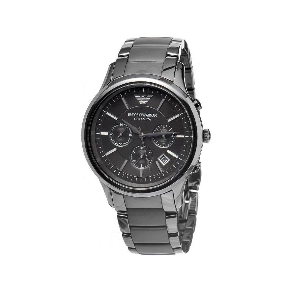 Emporio Armani AR1452 Ceramica Men's 43mm Black Ceramic Watch