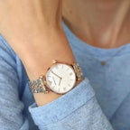 Emporio Armani AR1683 Gianni T-Bar Women's Two-Tone Watch