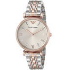 Emporio Armani AR1840 Gianni T-Bar Women's Two-Tone Watch